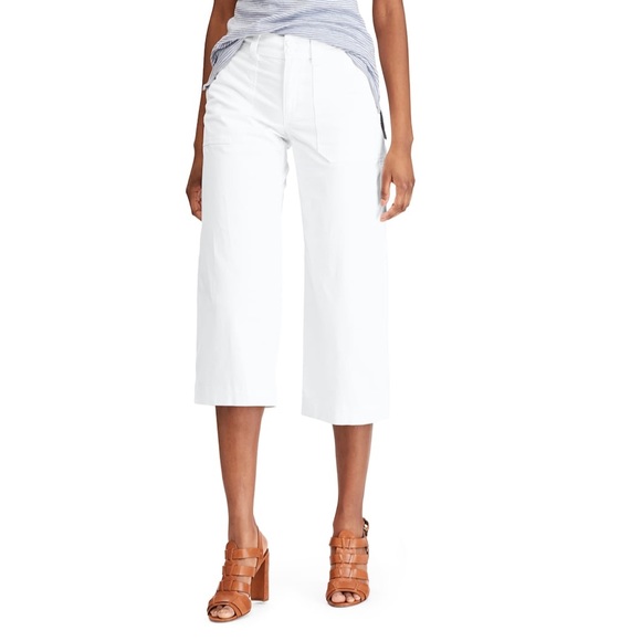 Chaps Pants & Jumpsuits Chaps Giselle White Capri Pants Poshmark